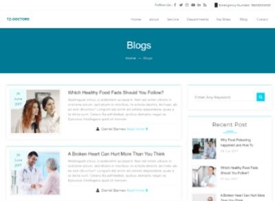 Doctor’s Blog Theme